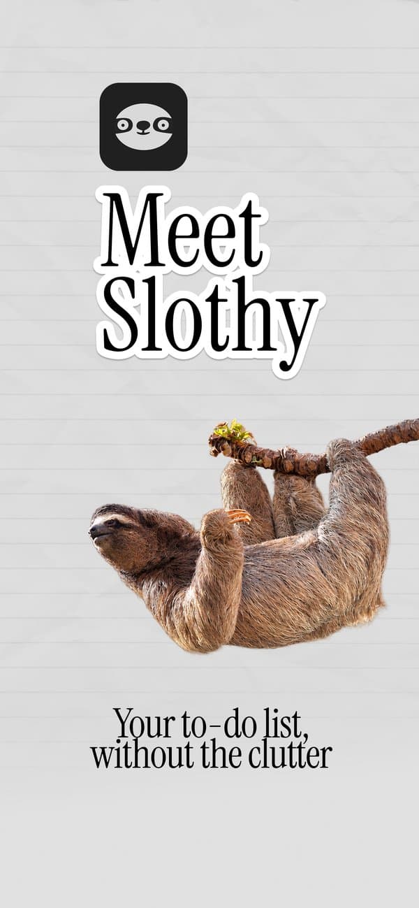 Slothy App Store screenshot 1